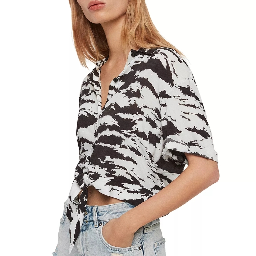 EUC All Saints Leni Euger Shirt M